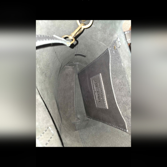 Portland Leather Large Smooth Black Crossbody Tote FSCB - Picture 5 of 5